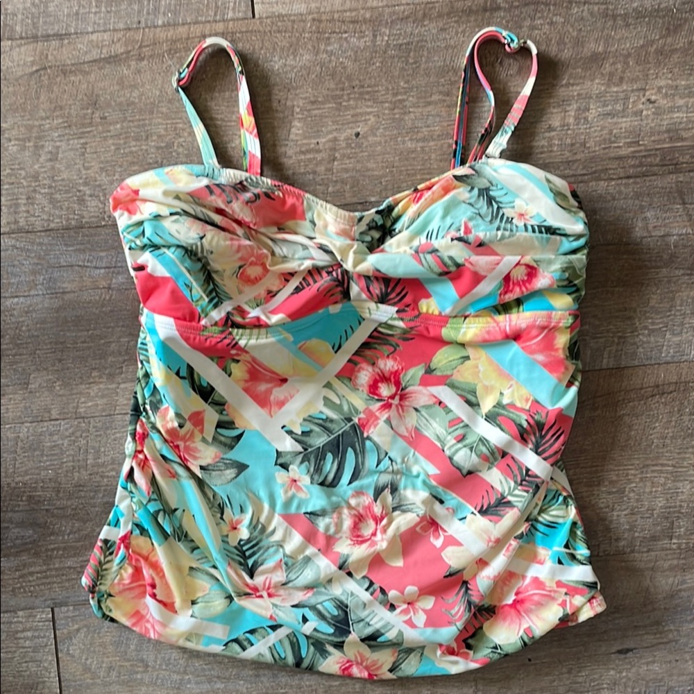 Jantzen Floral tankini top